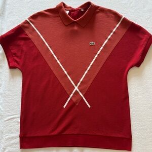 Lacoste 2-Sided Polo 🥳 Party in the Front Biz in the Back. Tennis 🎾 Golf ⛳️